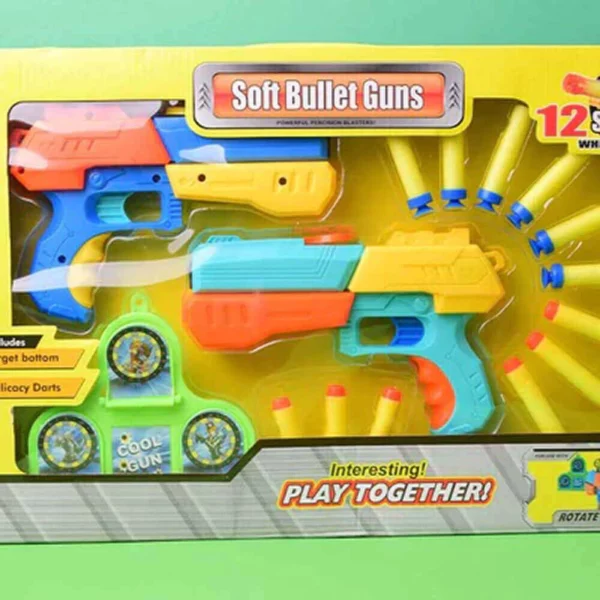 Supa – Soft Bullet Shoot Guns - Plastic Gun Toy - Shooting Gun Toy for Toddlers | Mayaar