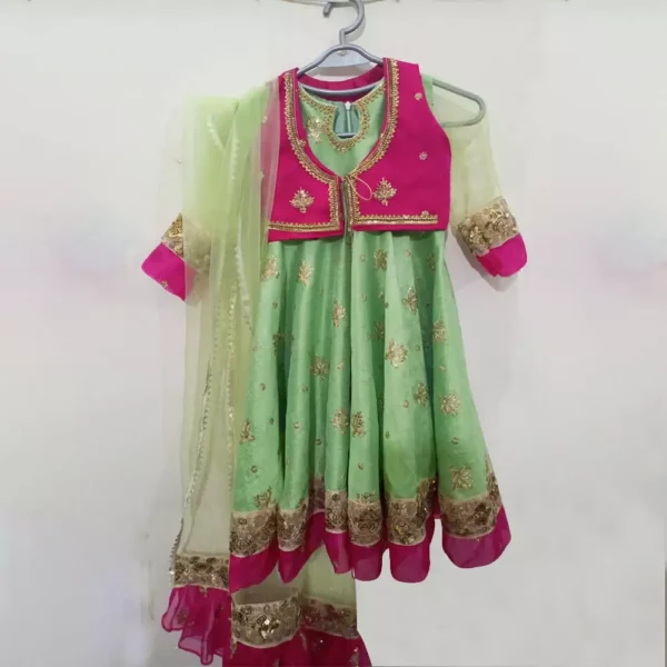 Bloon | Luxury Stitched Long Tail Dress | Kid’s Pret Wear | Mayaar